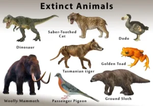 Extinct species in the recent times and causes of Extinction Extinct species