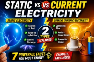 7 Powerful Facts About Static and Current Electricity: The Ultimate Guide (2026) Static and Current Electricity