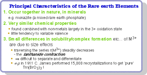 Rare Earth elements