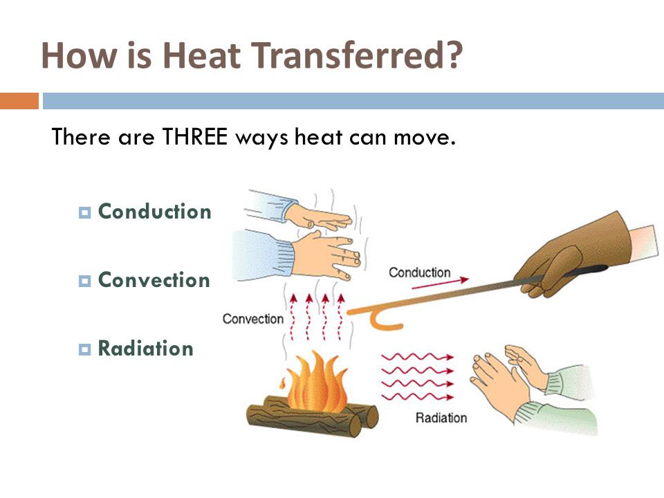 does heat travel up or down