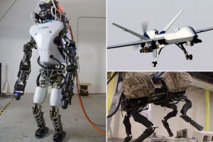 Military robots 