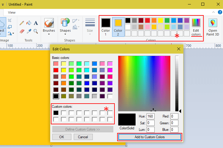 Paint programming