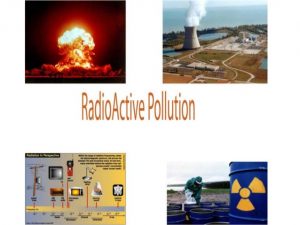 Radioactive pollution 