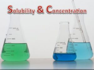 Concentration of solutions