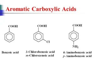 Organic acids in our life, Aromatic carboxylic acids, Benzoic acid preparation and properties Aromatic Carboxylic Acids