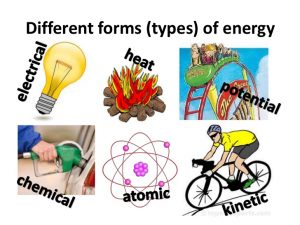 Energy resources & forms