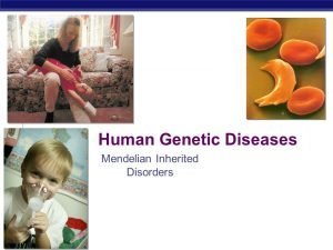 Impact and types of Genetic diseases