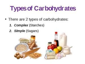 Carbohydrates types 