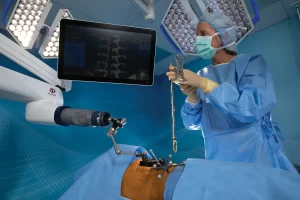 Robotic-assisted spine surgery 