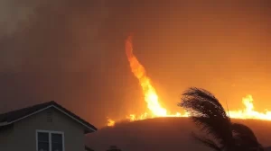 Effects of Hurricanes in the USA, Fire tornado causes and How hurricanes can cause fires Hurricane causes fire in USA