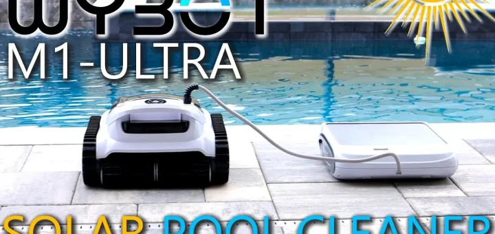 Wybot robotic pool cleaner with Solar Power