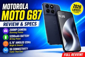 Motorola Moto G87 Review 2026: Premium Design, 200MP Camera, and Powerful 5G Performance Motorola Moto G87