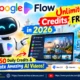 🔥 Google Flow Unlimited Credits FREE in 2026: Get 50 Daily Credits & Create Amazing AI Videos!